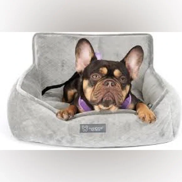 Nandog Pet Gear Luxury Dog Car Seat Light Gray - Picture 5 of 15